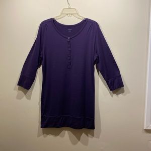 (L) Icebreaker Harmony Tunic ¾ sleeves, merino wool